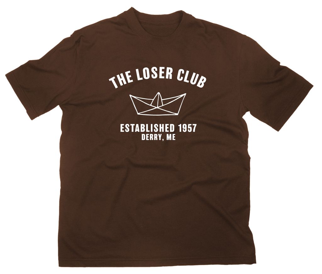 Styletex23 T-Shirt The Loser Club Papierboot Logo, braun, S