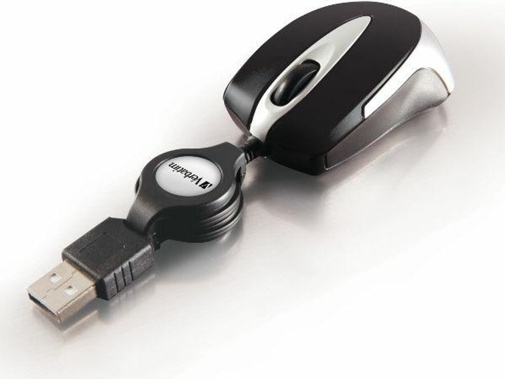 Verbatim Go Mini Usb-A1000 Dpi Mouse ottico nero/nero 49020 Immagine del prodotto 