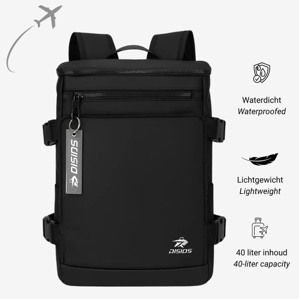 DIS10S 40L Zaino Weekend Impermeabile - Borsa Viaggio con Scarpe