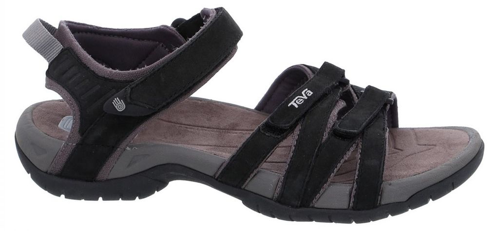 TEVA Damen Sandalen Tirra Leder schwarz black 38 Produktbild 