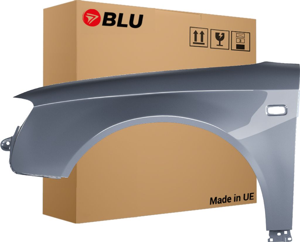 BLU Błotnik pasujący do Audi A4 B7 LY7H Lewy Srebrny Zdjęcie produktu 