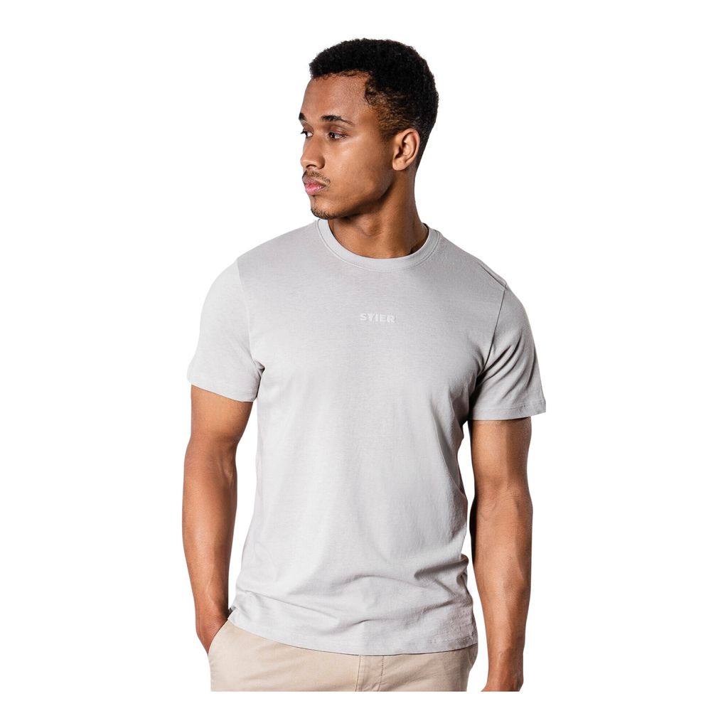 STIER Basic Tee S Ice Grey