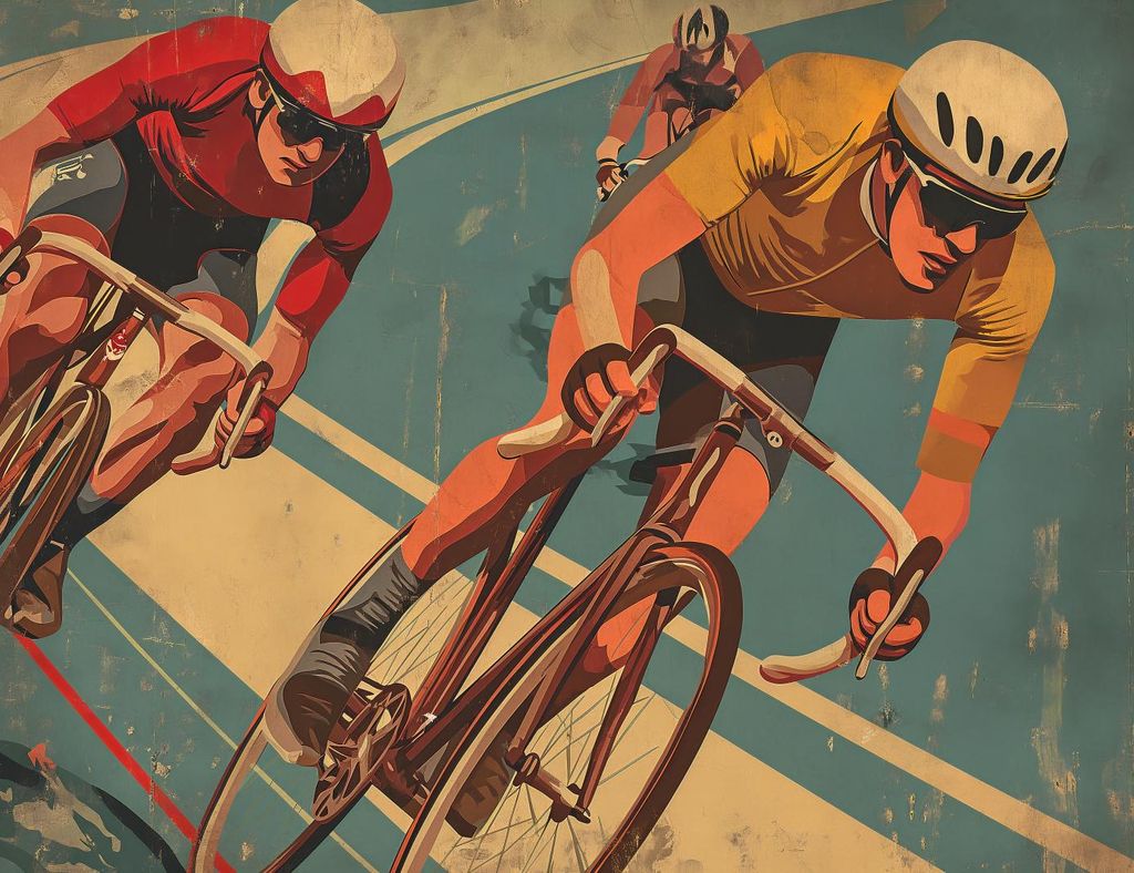 Plakat 65x50cm Radfahrer-Abenteuer
