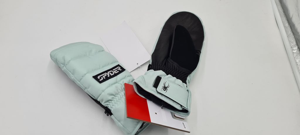 Spyder Puffy Mittens Ski Fäustlinge für Herren - Grösse M - Farbe wintergreen