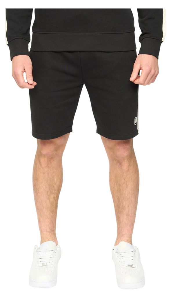 Crosshatch - "Cresswill" Shorts für Herren BG2559 (L) (Schwarz)
