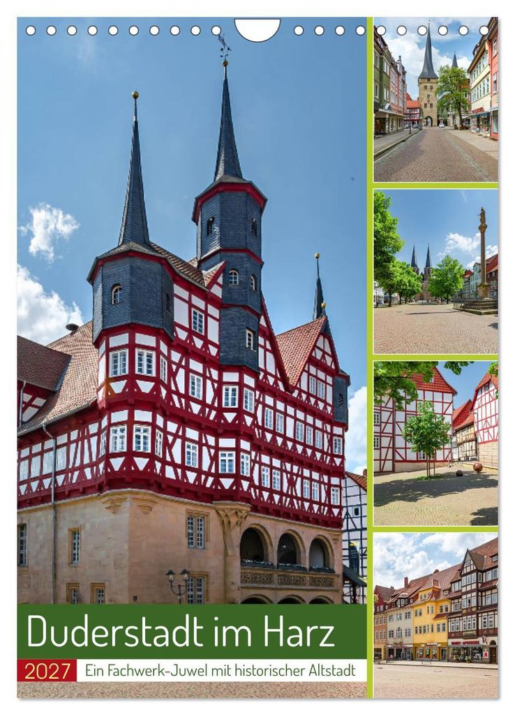 Duderstadt am Harz (Wandkalender 2027 DIN A4 hoch), CALVENDO Monatskalender