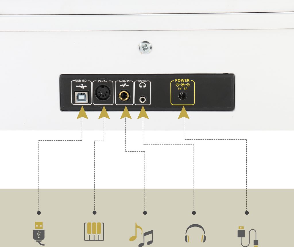 FCH Elektro Klavier Digital E-Piano mit 88 Tasten Produktbild 8