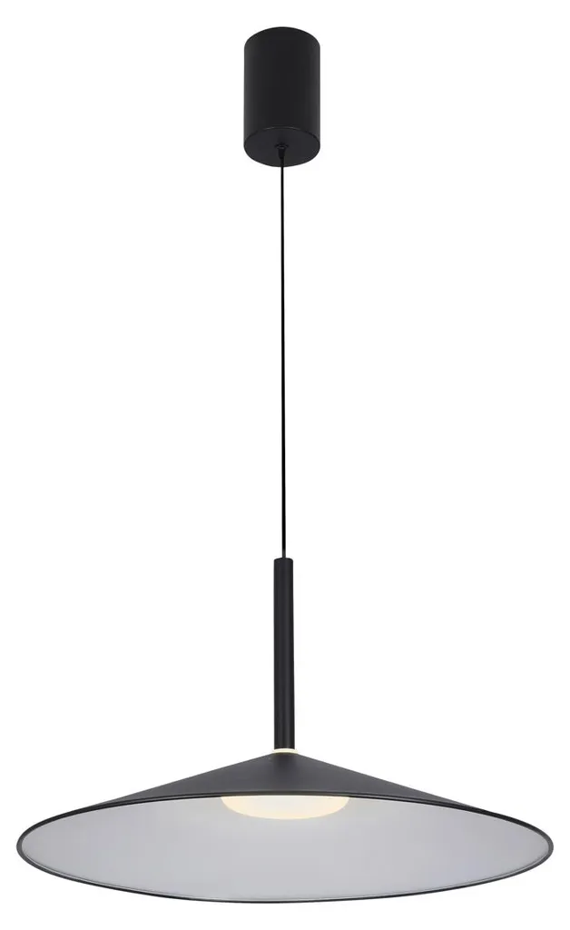 Suspension LED réglable pour salle à manger noire Italux Sardena 16W