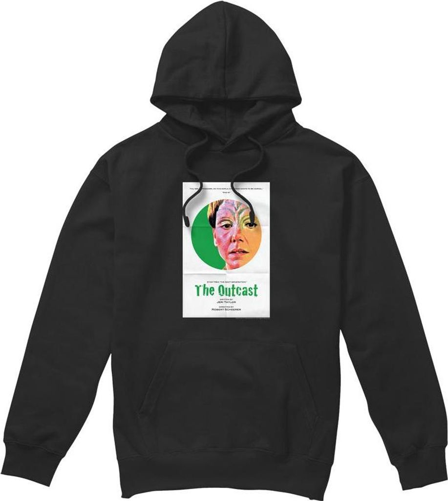 Star Trek - "The Next Generation Season 5 Episode 17" Kapuzenpullover für Herren TV8007 (XXL) (Schwarz)