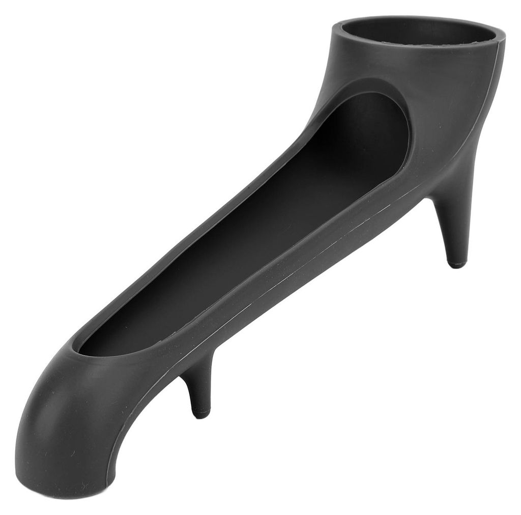 Kaffeemaschine, Wasserauslauf, lebensmittelechter Silikontank, Schnellzugriffstrichter für Maschinenzubehör, Schwarz