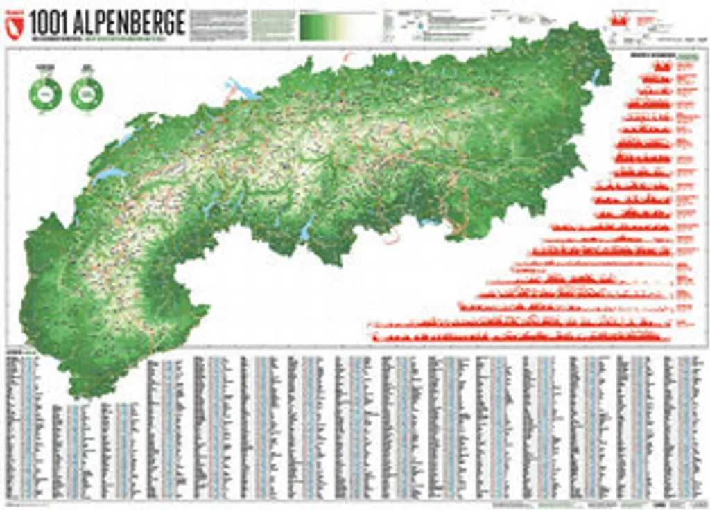 Beau Livre Photo 1001 Montagnes des Alpes Edition 4 - Album de Collection