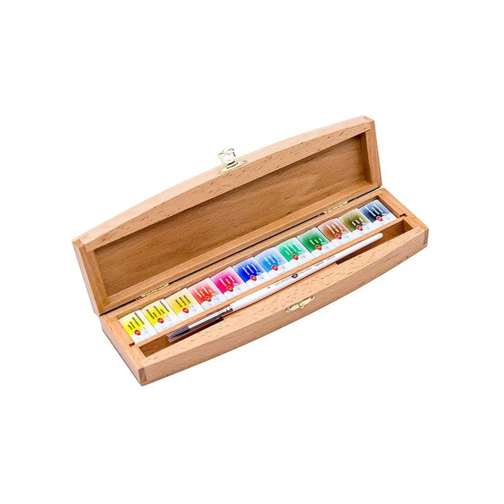 Peinture Aquarelle Professionnelle White Nights Set 12 Godets Entiers
