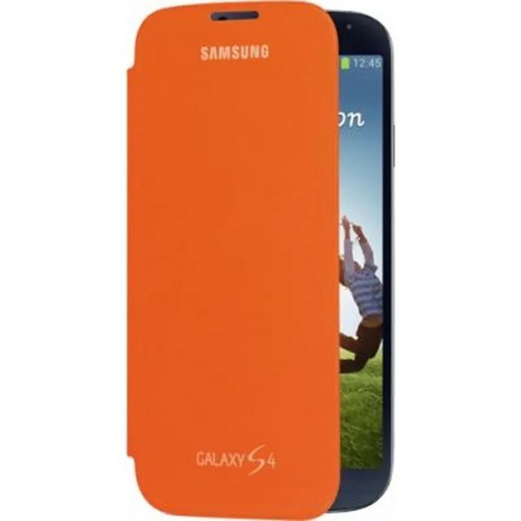 Samsung EF-FI950 Flip Cover Galaxy S4 Arancione - Protezione Originale