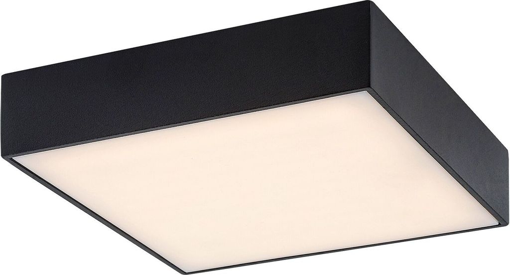 Rabalux Černé stropní LED svítidlo Tartu hranaté 175x175mm Obrázek produktu 