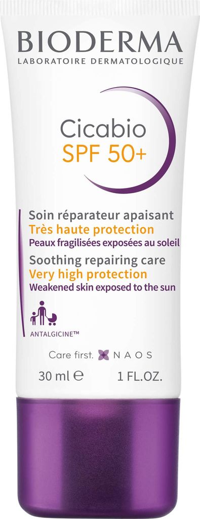 Bioderma Cicabio SPF 50+ crème pour le corps - protection Image du produit 
