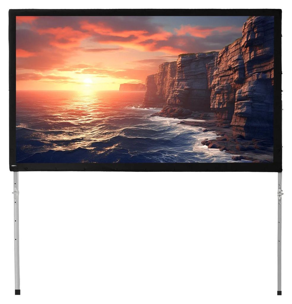 celexon Faltrahmen Leinwand Mobil Expert 305 x 172cm, Frontprojektion