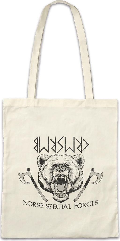Urban Backwoods Norse Special Forces, Stofftasche, Farbe: Beige