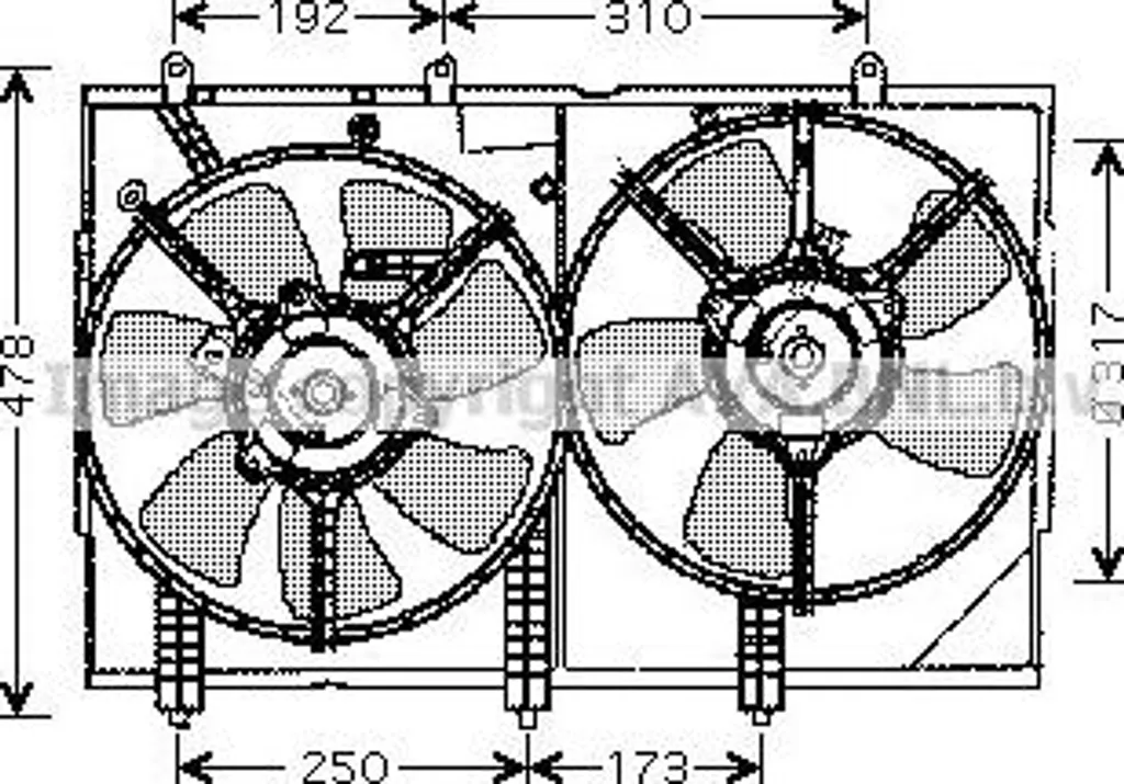 Réparez votre surchauffe : Ventilateur Outlander AVA MT7523 MR312899