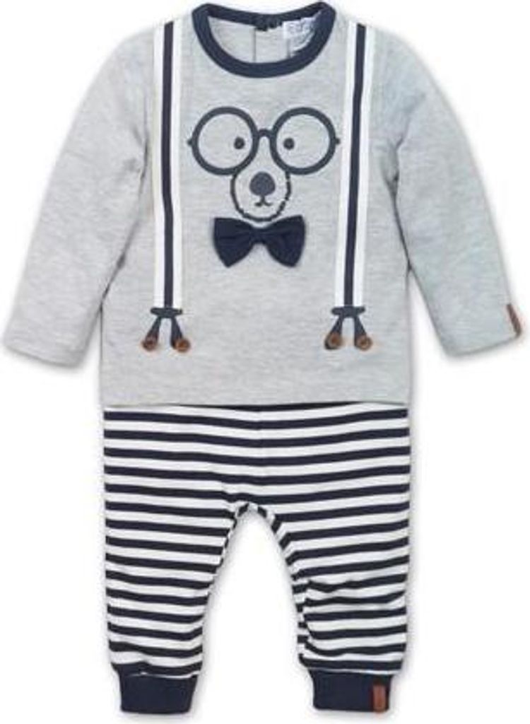 Dirkje Jungen Set Hose und Shirt grau 56