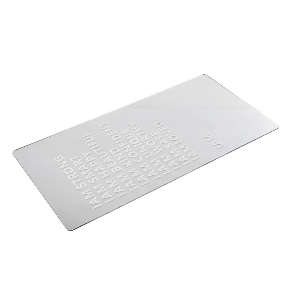 Regalo Specchio LED Motivazionale - Specchio Acrilico con Citazioni - 4