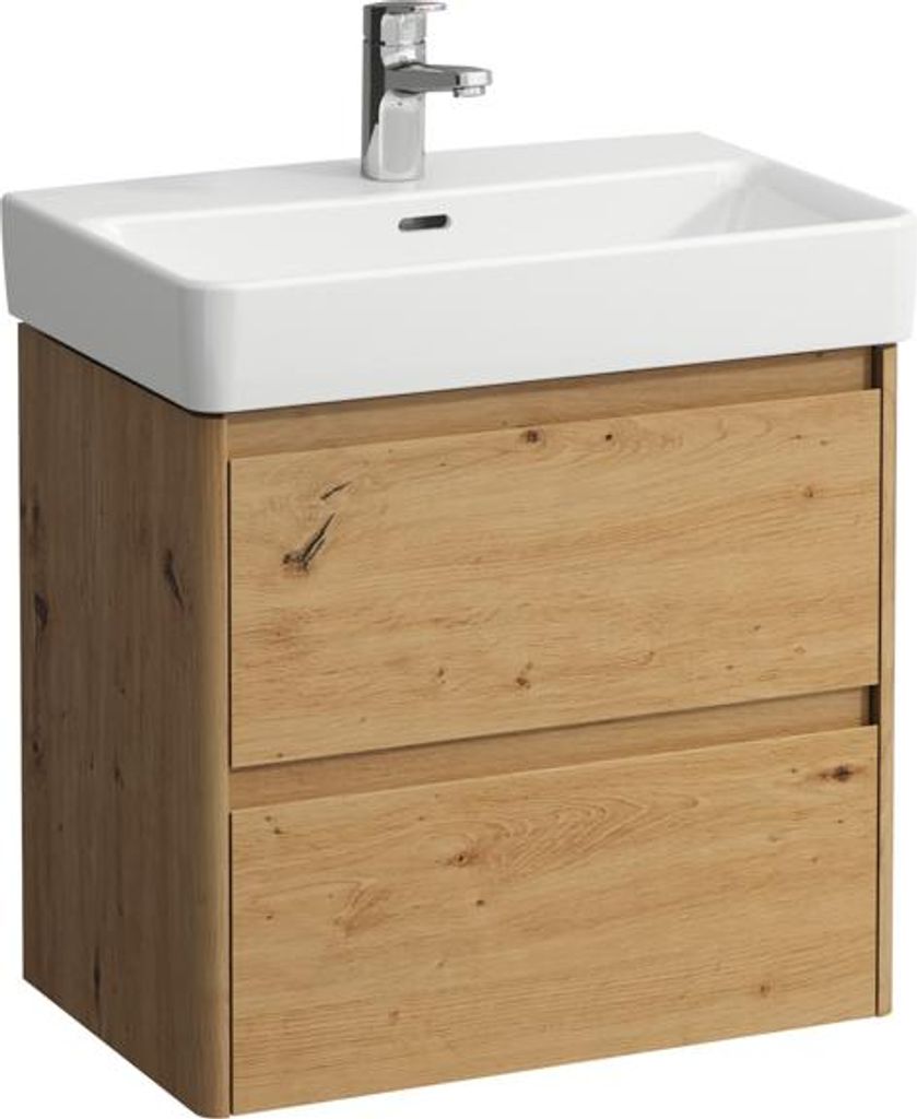 LAUFEN BASE 2.0 Waschtischunterbau, 2 Schubladen, SoftClose, inklusive Ordnungssystem, zu H818959, 572x361x515mm, H4112621082671