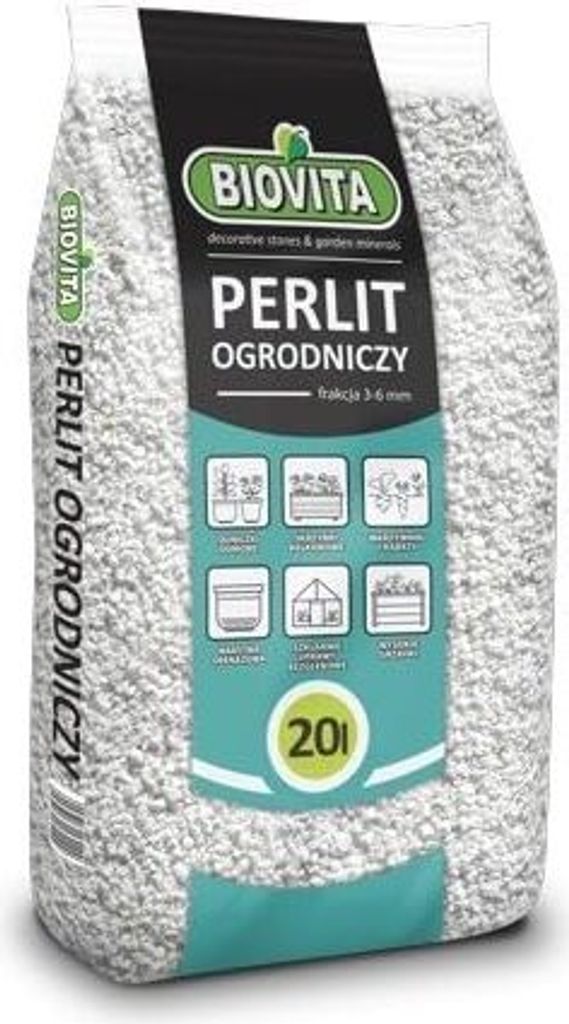 BIOVITA Perlit 20L - Perlite für Pflanzen zur Boden Produktbild 1