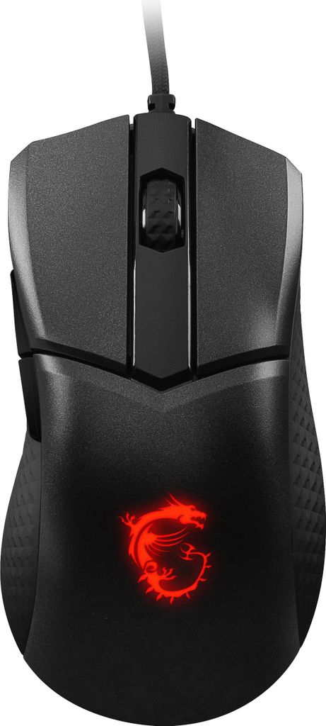 MSI Clutch GM31 Lightweight Gaming Maus, Black, USB