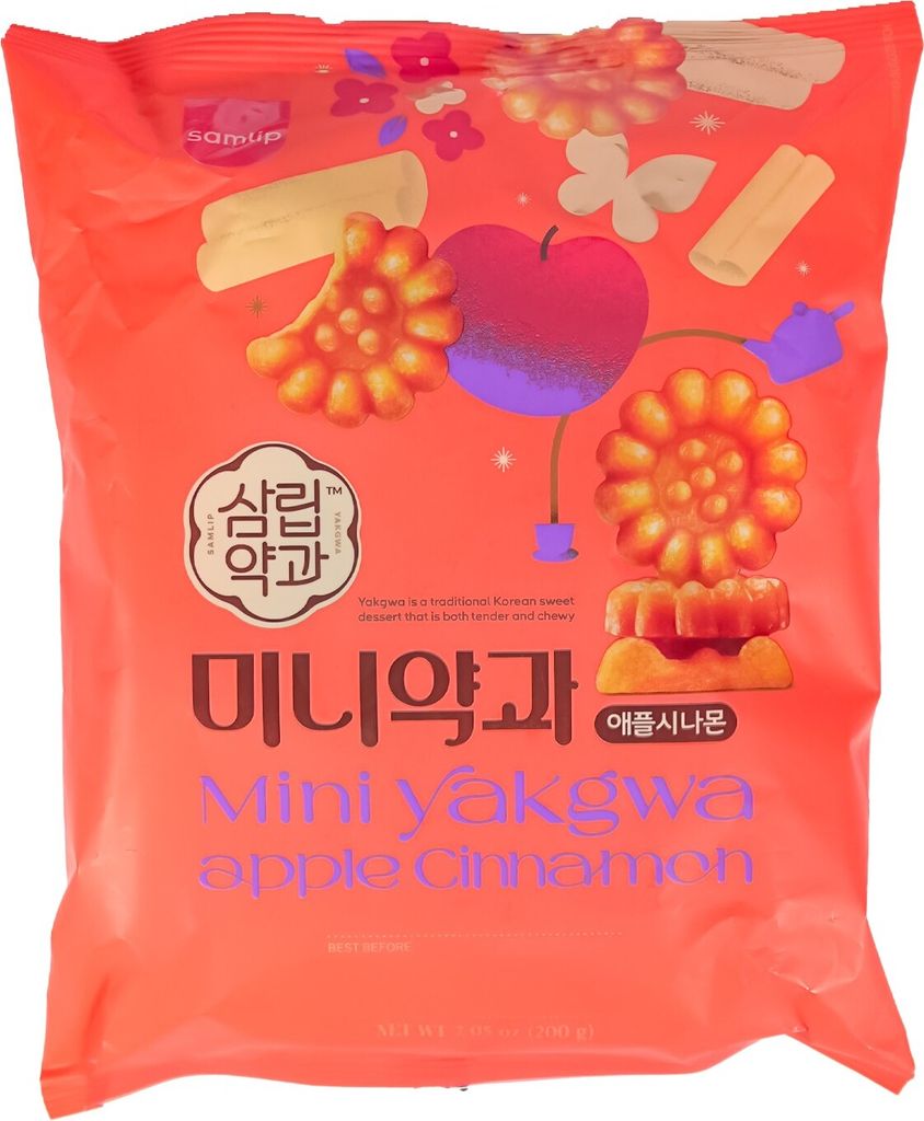 Samlip Mini Yakgwa Kekse Apfel Zimtgeschmack 200g Produktbild 