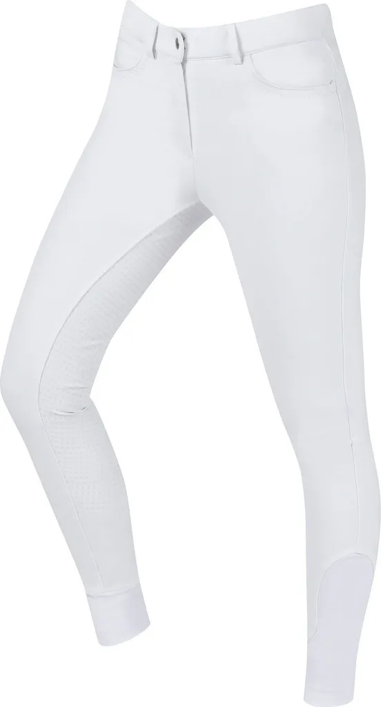 Dublin Shelby WB1856 Pantalon d'Équitation Blanc Femmes 40 FR Regular
