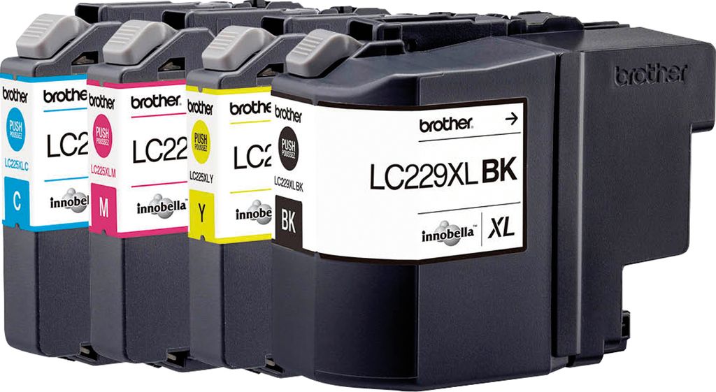 Brother LC-229XLVALBP, Schwarz, Cyan, Magenta, Gelb, 4 Produktbild 