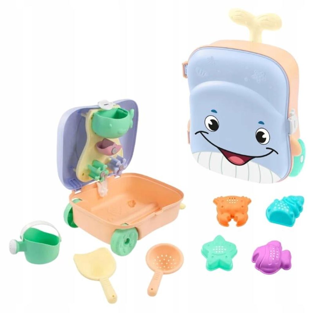 Set: Koffer Mit Spielzeug Für Den Sandkasten, Für Kinder Am Produktbild 