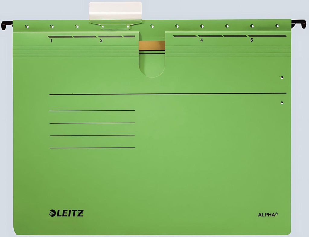 Leitz Hängehefter ALPHA 19840055 DIN A4 kfm. Heftung grün