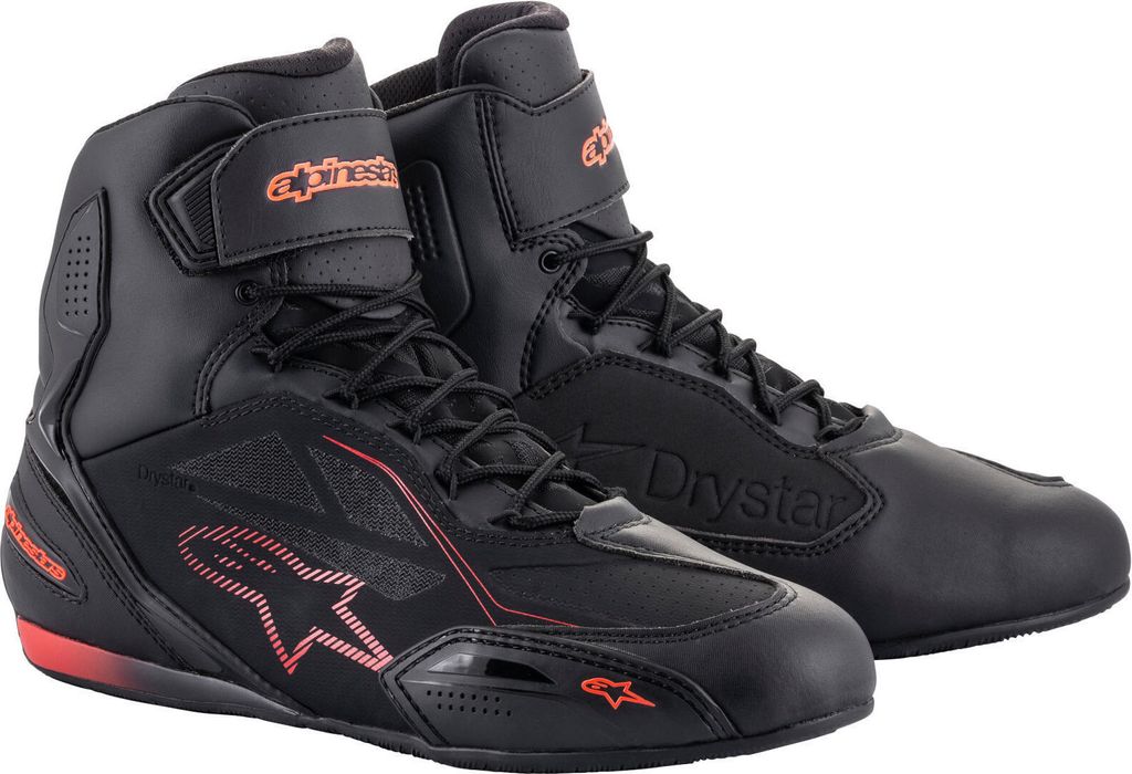 Alpinestars Faster-3 DryStar Motorradschuhe (Black/Red,9.5 (42.5))