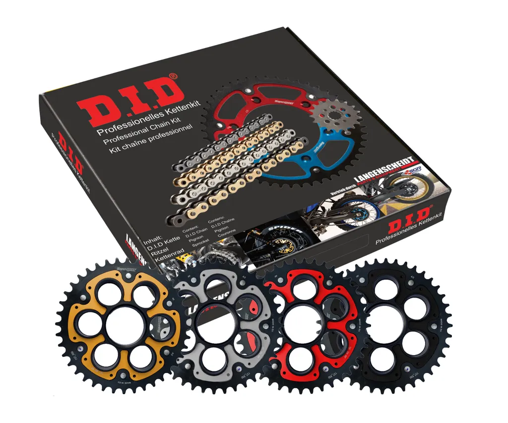 Kit chaîne Ducati Streetfighter Stealth Edge noir DID 525ZVM-X2 G&G