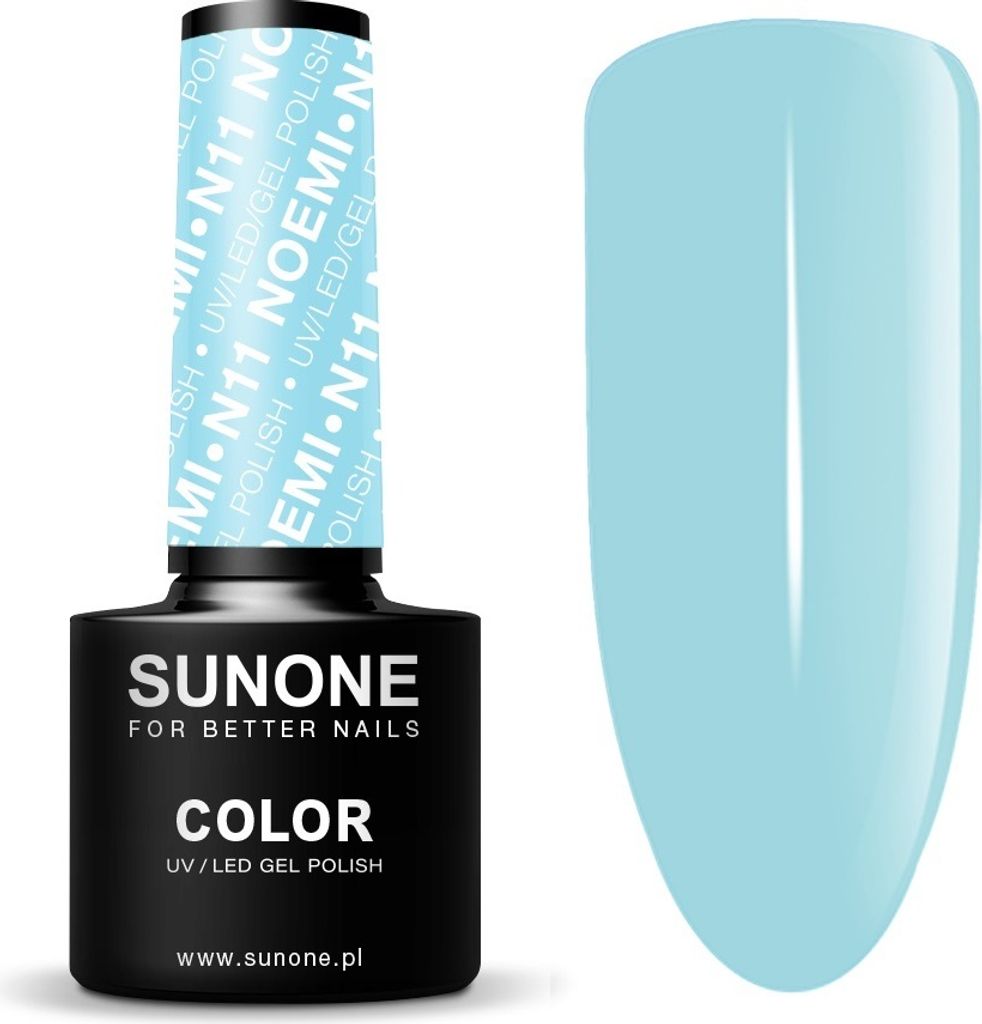 Sunone UV/LED Gel-Lack N11 Noemi, 5 ml – Professioneller Hybrid-Nagellack für perfekte Maniküre & Pediküre
