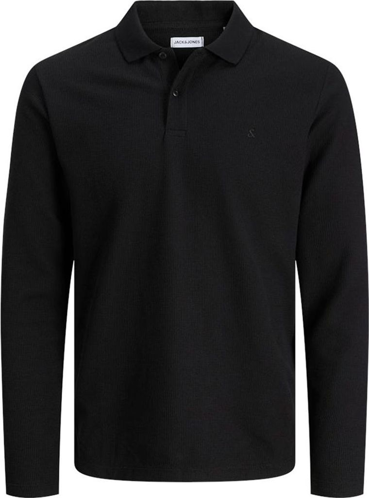 Jack & Jones Austin Langarm-polo Schwarz XL Herren Schwarz XL