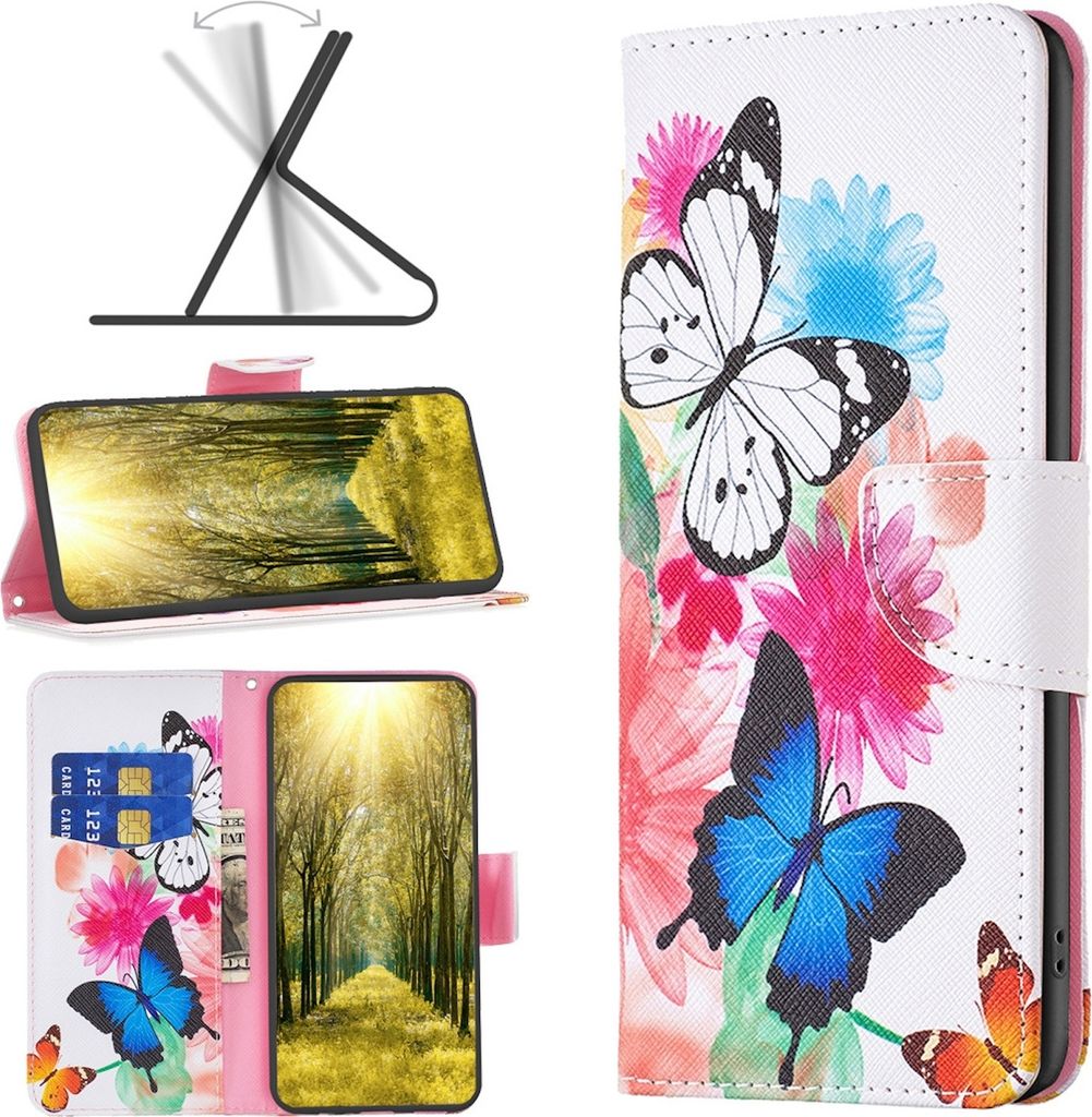 Für Honor 200 Lite Kunst-Leder Book Handy Tasche Motiv 7 Hülle Etuis Schutz