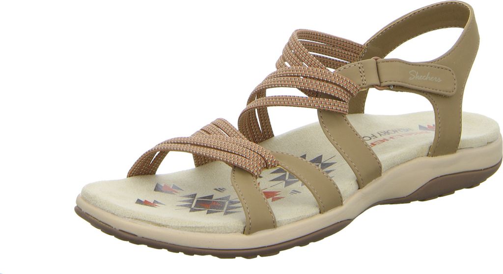 SKECHERS REGGAE SLIM - SUMMER OF FUN Brown Produktbild 