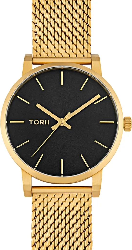 Montre en or au design fashion classique TORII G41GG.BG étanche