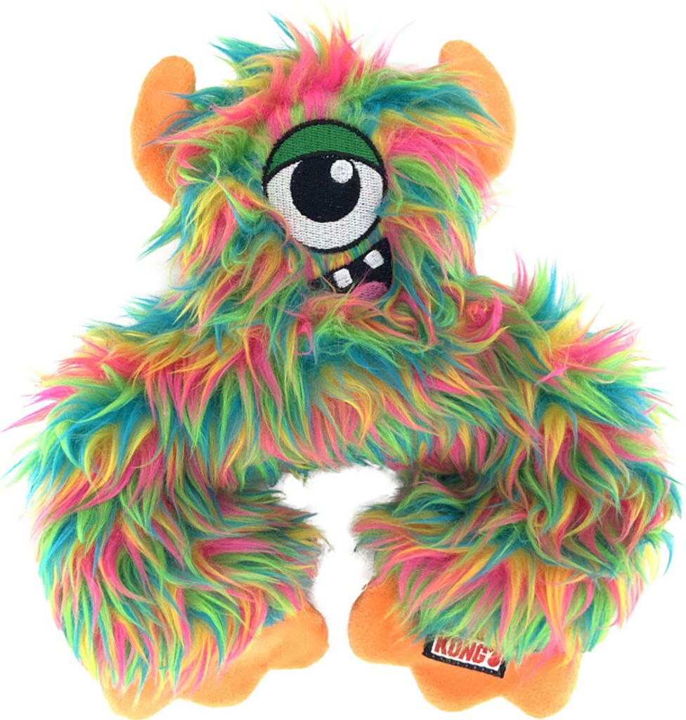 Kong Frizzle Frazzle mit Beep und Crinkle Sound verstärkt