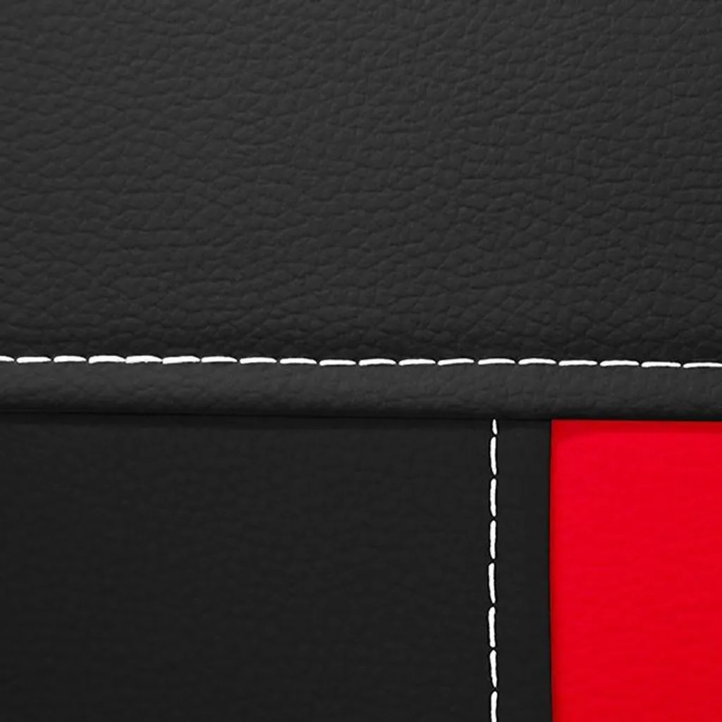 Coprisedili Auto Jetta III Neri e Rossi - Universali e Resistenti - 10