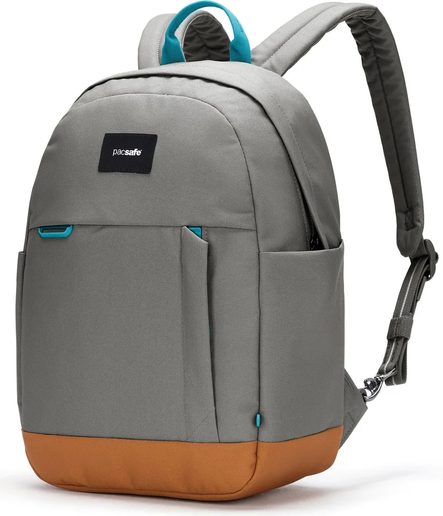 Sac à dos blindé Pacsafe GO 15L avec protection RFID pierre