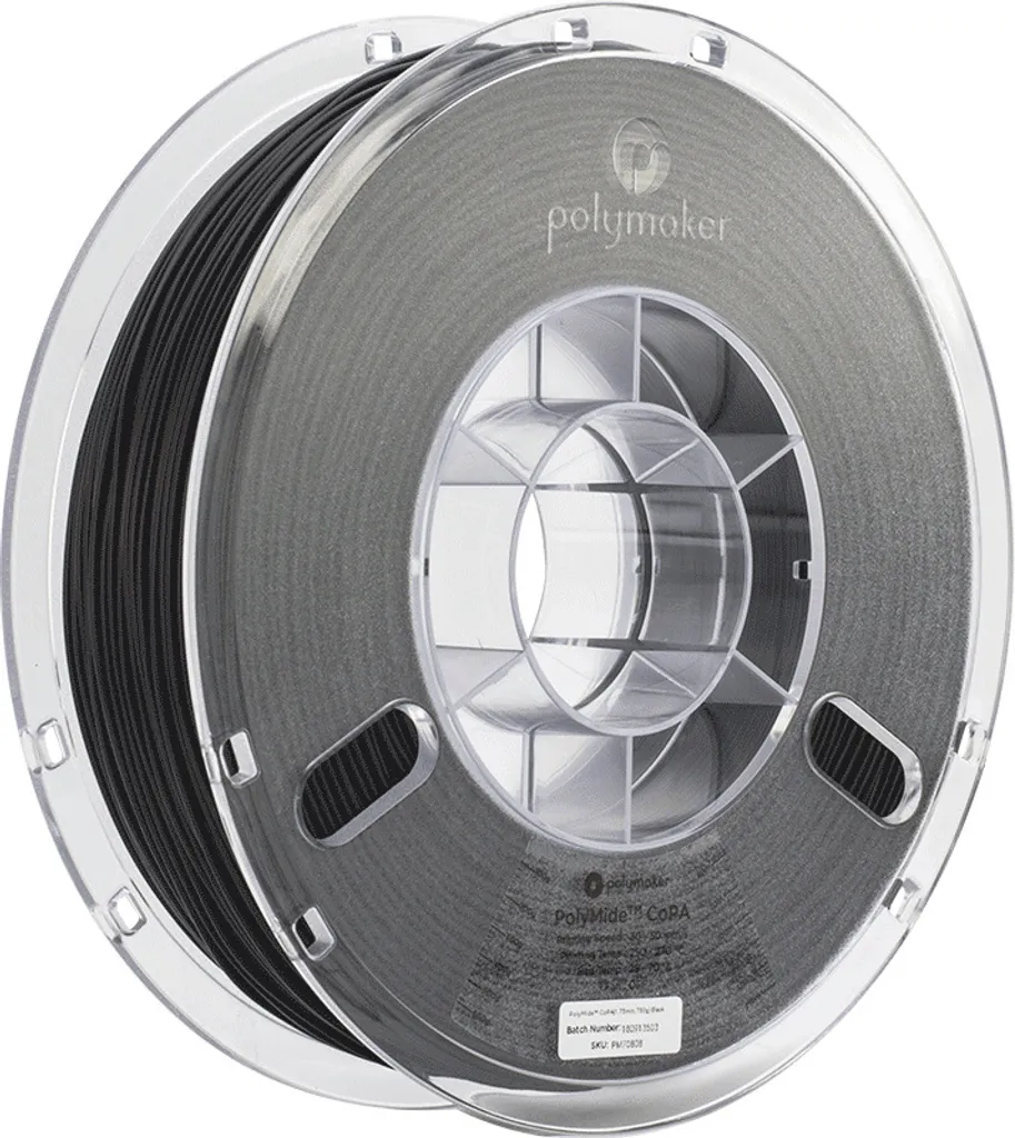 Filament Nylon CoPA Noir 2.85mm Polymaker : Imprimez sans Déformation