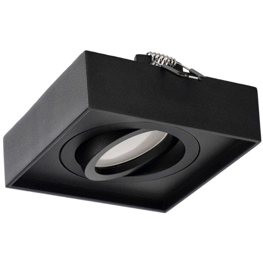 Plafonnier encastré PALLAD 1 MINI BLACK Plafonnier carré Image du produit 