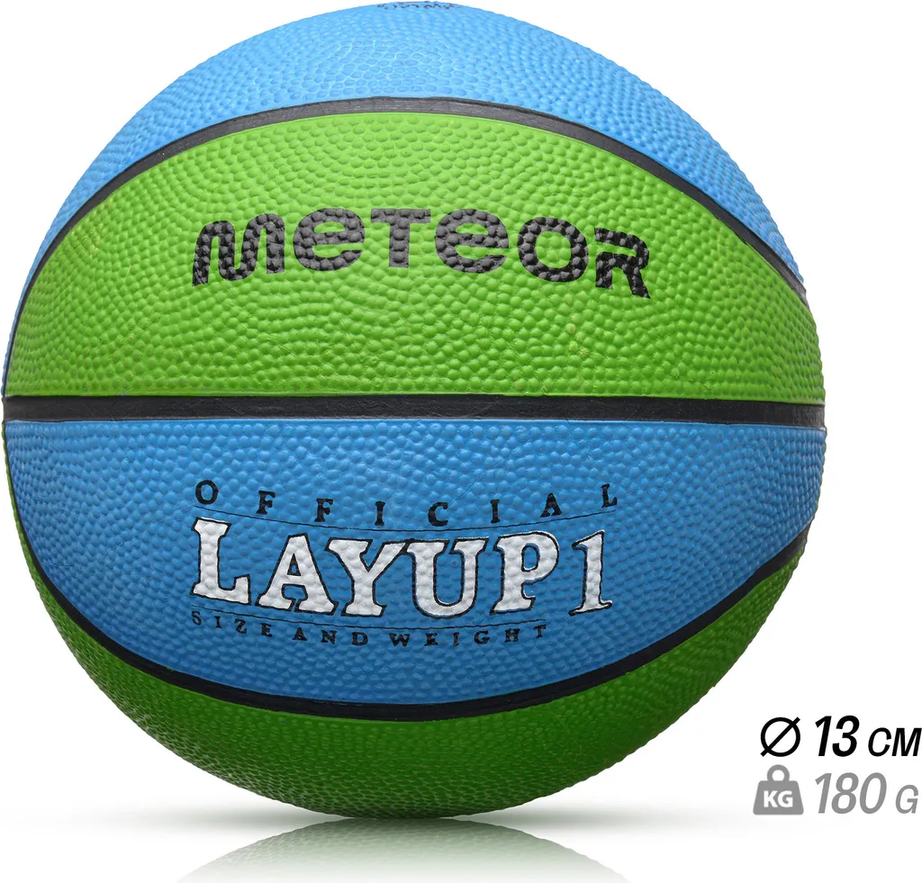 Ballon de basket Meteor LAYUP taille 1 pour entraînement jeunes enfants - 4