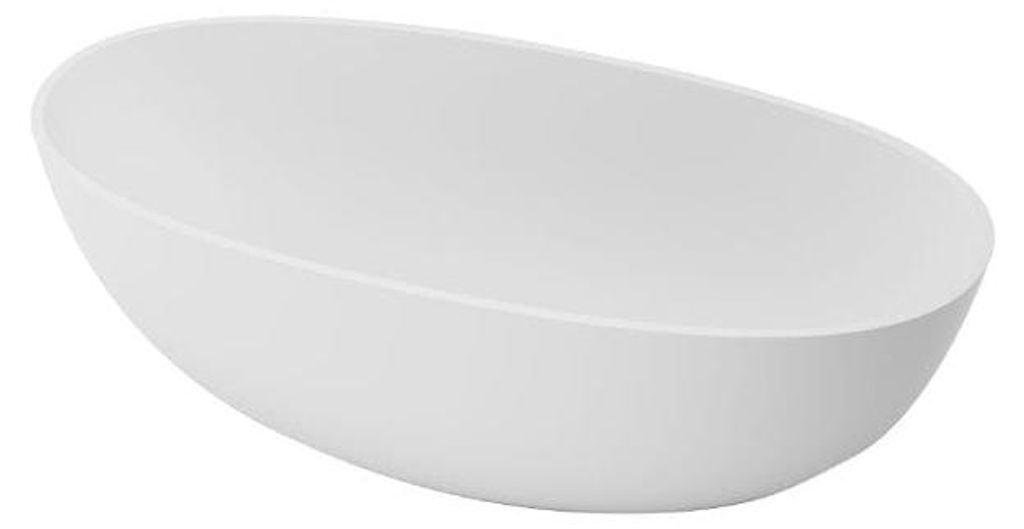 Mineralguss Badewanne VELOURA freistehend 160 cm