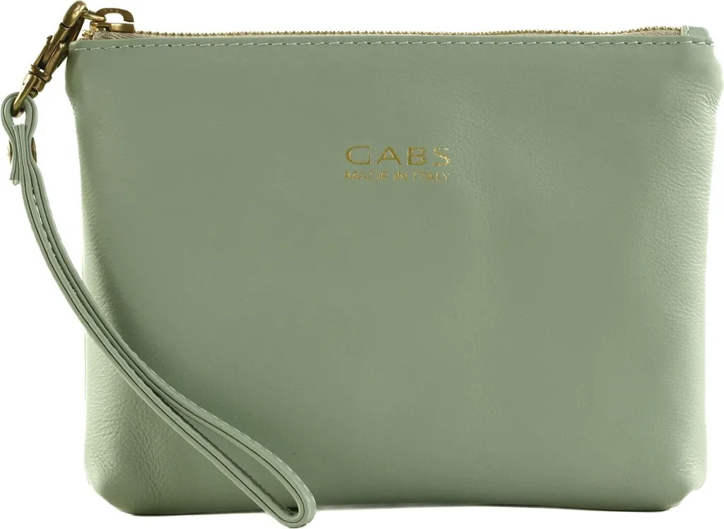 Gabs sac à poignet Amina Pochette Bag Colonia menthe - Cuir italien chic