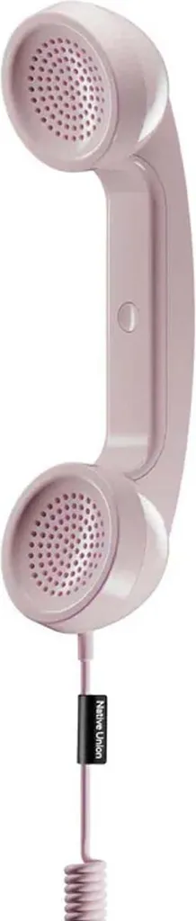 Riduci le Radiazioni con Native Union Cornetta Pop Retro USB-C Rosa