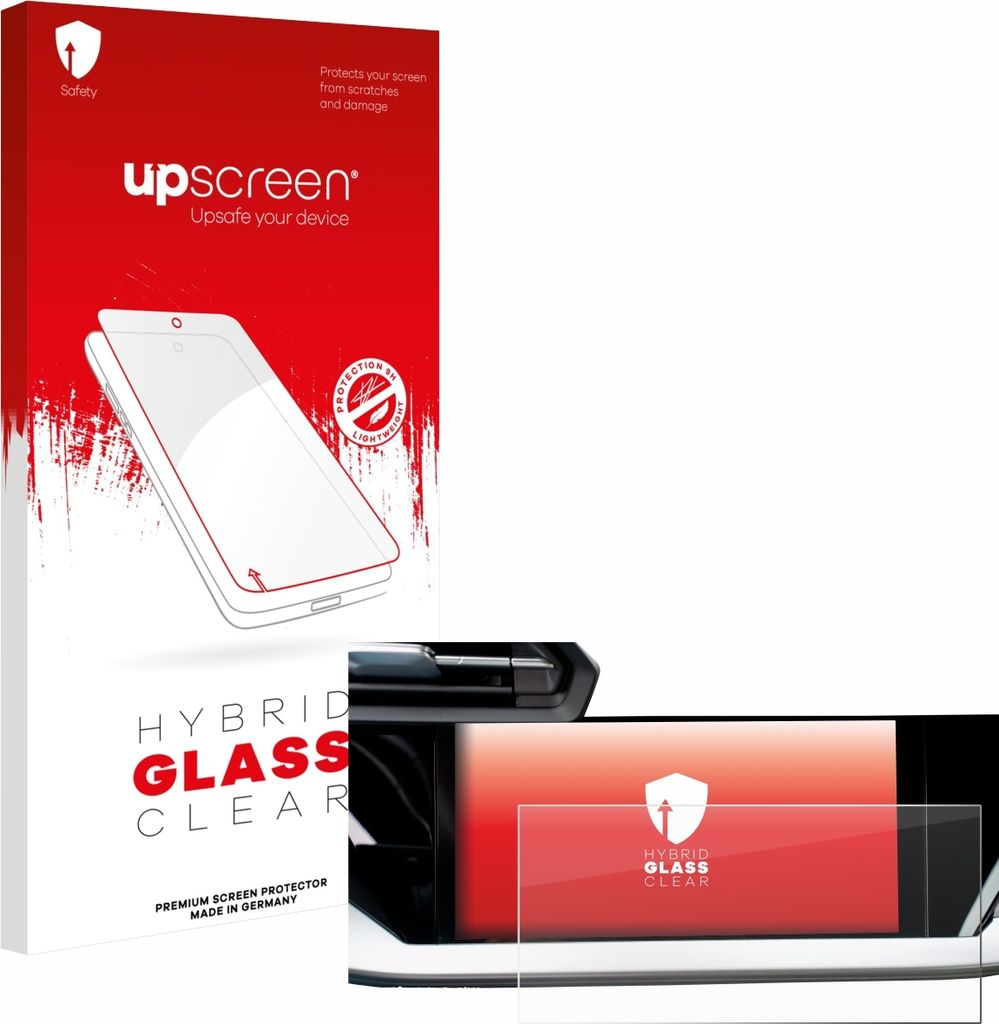 upscreen Schutzglas für Audi A3 Sportback TFSI e Facelift MMI 2024 Schutzfolie Panzer Folie Glas Display Schutz klar