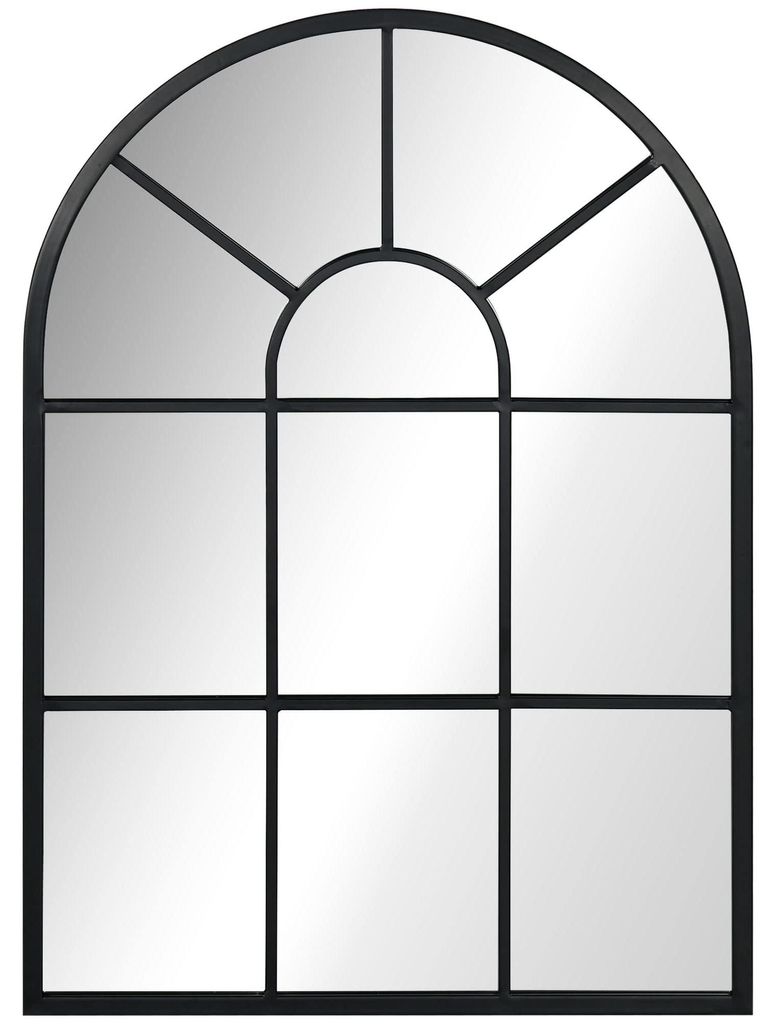 HOMCOM Wandspiegel Fenster Spiegel mit Metallrahmen, 70 x Produktbild 